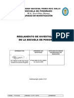 Reglamento de Investigación 2020 EPG