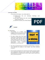 Differentiate Teleology and Deontology