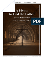 A Hymn To God The Father: For Performance