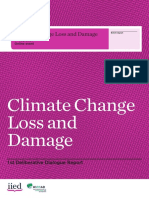 Climate Change Loss and Damage