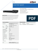 5.1 Datasheet - Transmission - 8 - Port - Commercial - PoESwitch - DH-PFS3009-8ET-96 - v001.001