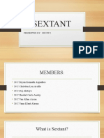 Sextant: Presented By: Group 1