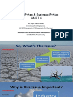 Indian Ethos & Business Ethics UNIT VI