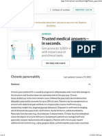 Chronic Pancreatitis - AMBOSS