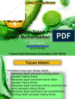 STRATEGI PENYAJIAN SIDANG SKRIPSI