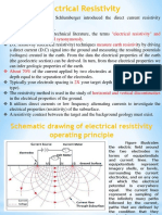 Active Method "Electrical Resistivity" and "D.C Resistivity" Are Used Synonymously Measure Earth Resistivi