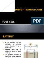 Alternate Energy Technologies: Fuel Cell