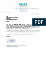 Carta Presentación para Realizar Las Prácticas Pre Profesionales Doc. 1