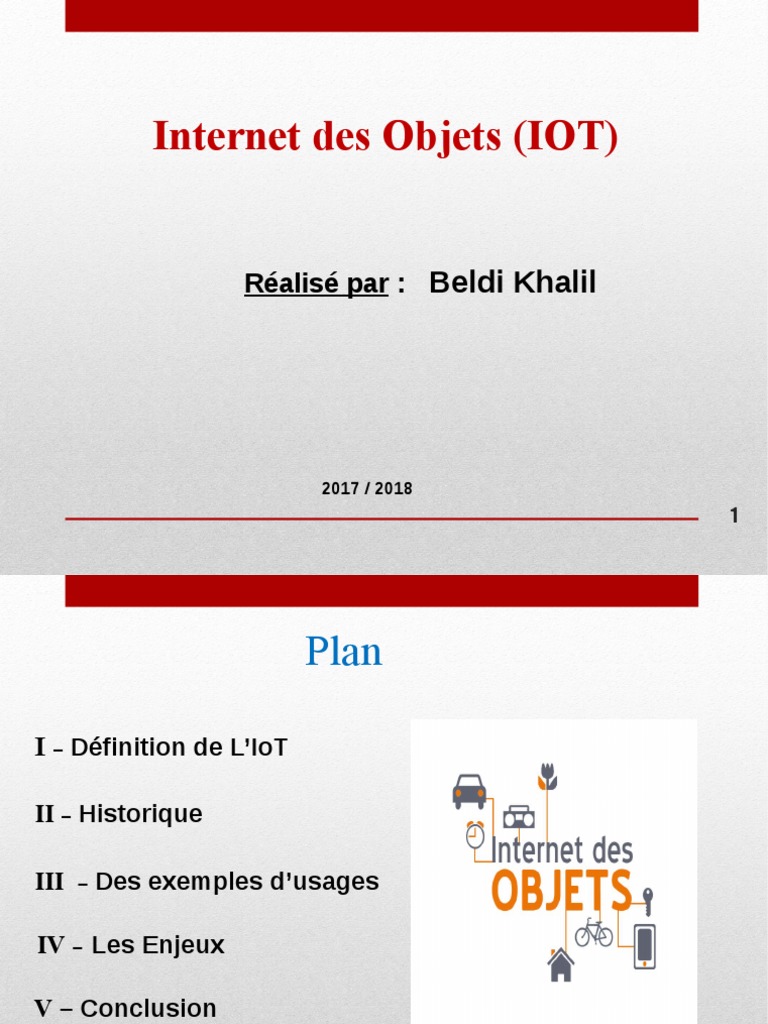 Introduction à l'Internet des Objets | PDF | Internet des objets | Âge ...