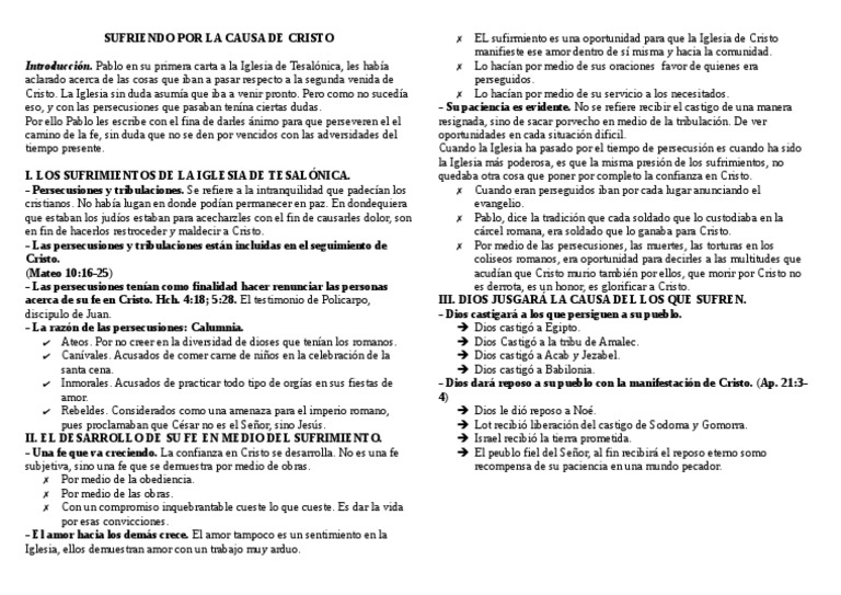 Sufrimiento y Fe en Cristo | PDF | Cristo (título) | Pablo el apóstol