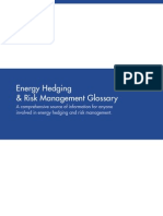 Energy Hedging & Risk Management Glossary