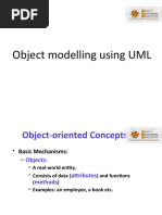 Object Modelling Using UML