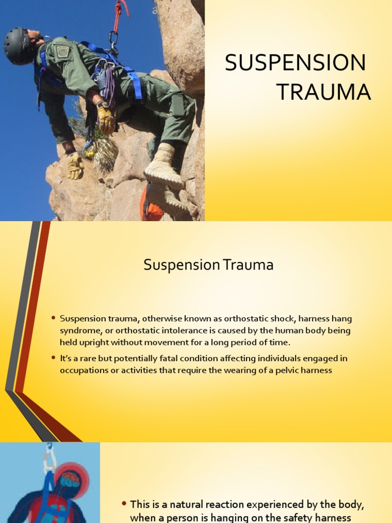 Suspension Trauma Download Free Pdf Medicine Medical Emergencies