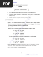 CS8383 - Object Oriented Programming Laboratory Manual - by LearnEngineering - in