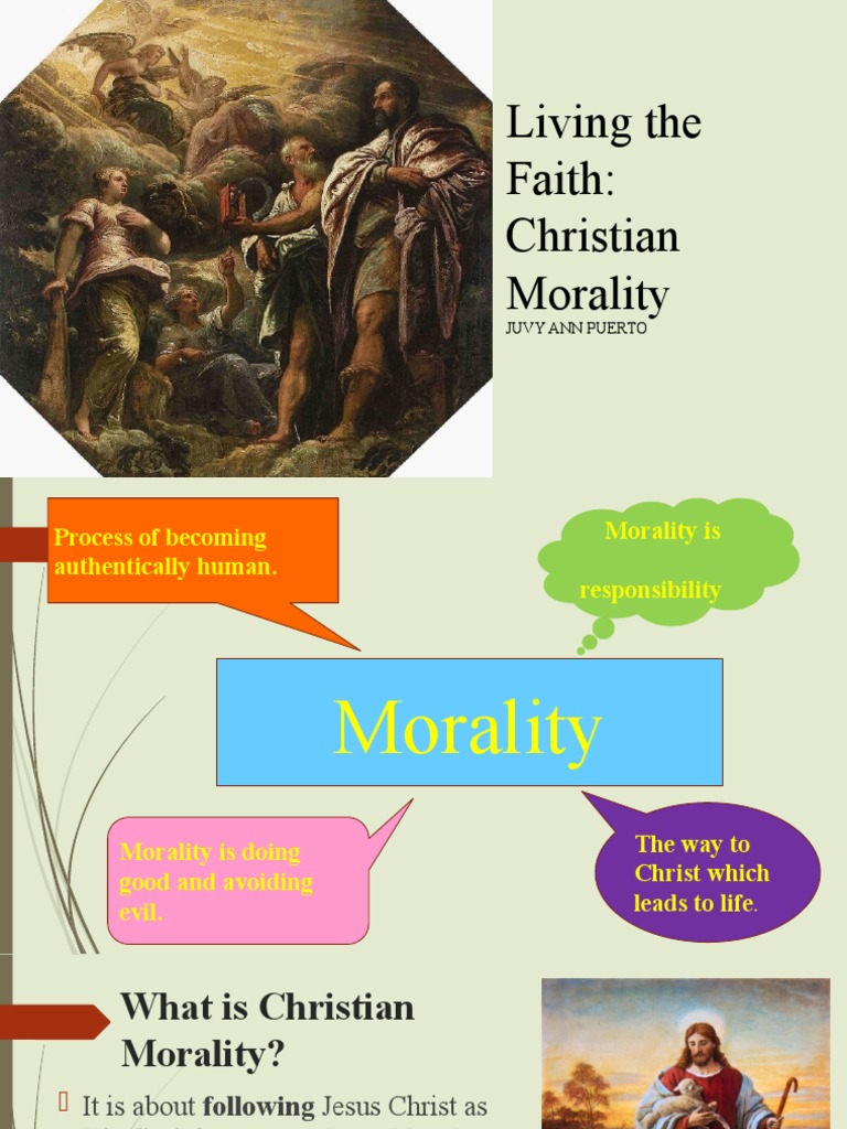 Understanding Christian Morality | PDF | Morality | Christian Ethics