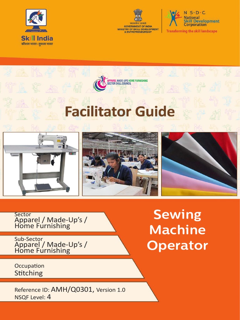 FG AMHQ0301 Sewing Machine Operator 25012018 PDF Sewing Machine