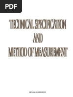 Tech Spec Method of Measurement