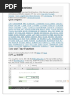 101 Excel Functions