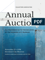 Annual Auction: All Proceeds Go To The Building of The Modern City Museum