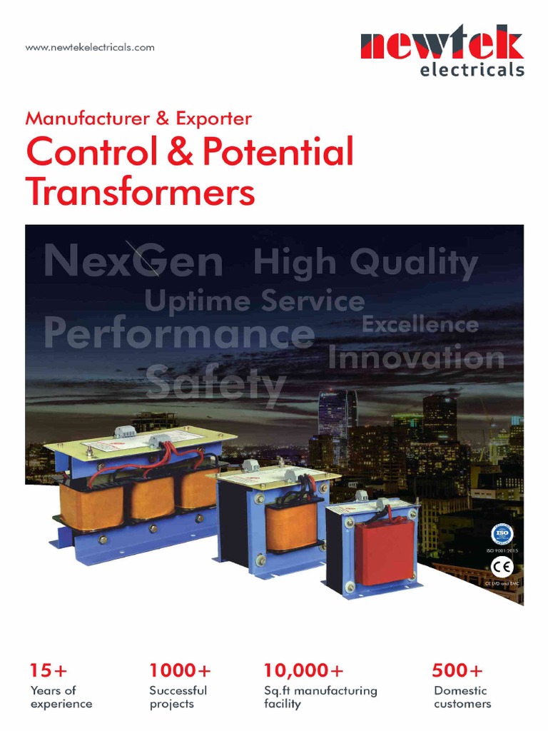 Control & Potential Transformers - Newtek Electricals Control ...