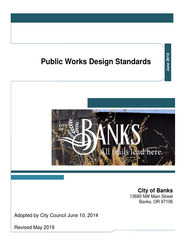 City of Banks Design Standards Guide | PDF | Traffic | Street