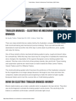 Trailer Brakes - Electric Vs Mechanical Trailer Brakes - A2B Trailers
