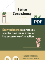 Tense Consistency: Pages 126-128