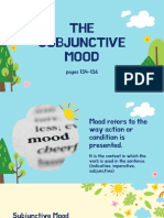THE Subjunctive Mood: Pages 134-136