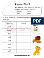 Plurals Worksheets 1st Grade 6