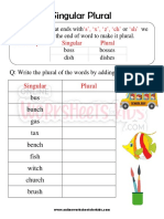Plurals Worksheets 1st Grade 4
