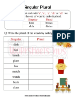 Plurals Worksheets 1st Grade 3