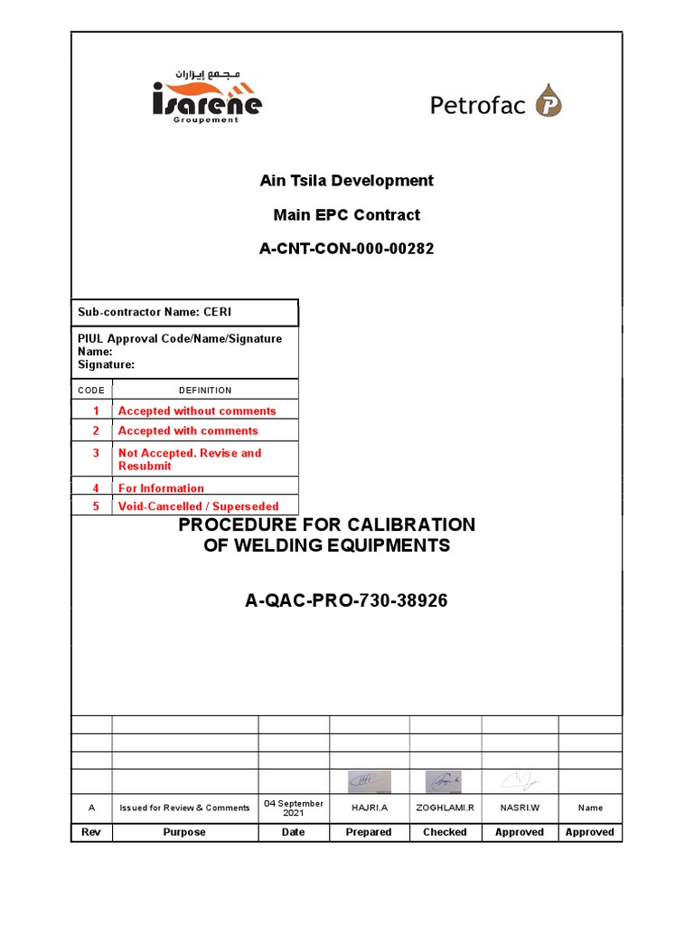 AQacPro73038926A Welding Machine Calibration Procedure PDF