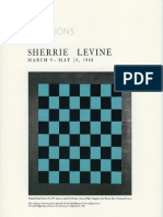 Sherrie Levine Brochure Directions