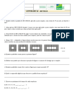 Revisão de matemática com 10 questões