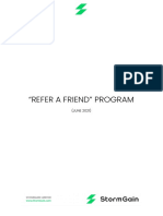 "Refer A Friend" Program: (JUNE 2021)