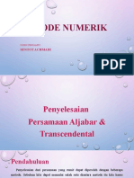 2 Penyelesaian Persamaan Aljabar Transcendental