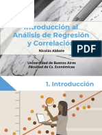 Regresión I - Introducción Al Análisis de Regresión y Correlación