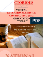 Virtual: Educational Service Contracting (Esc)