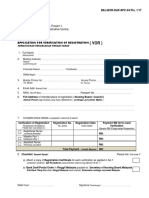 Verification of Registration