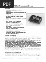 FM Tranceiver Data