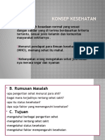 KONSEP KESEHATAN Tgs PPT Kel 3