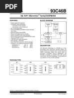 1K 5.0V Microwire Serial EEPROM: Features Block Diagram