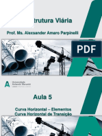 Infraestrutura Viaria - Aula 4 - Curva Horizontal Composta e de Transição