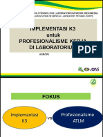 Implementasi K3 Untuk Meningkatkan Profesionalisme Kerja Di Lab Medik