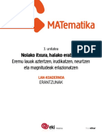 Eki Proiektua - Lan-Koadernoa - Erantzunak