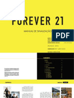 Manual de sinalização Forever 21