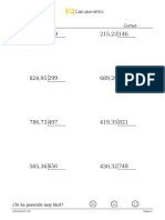 Division - Divisor Decimales Dos