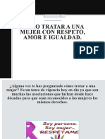 Cómo Tratar A Una Mujer Con Respeto