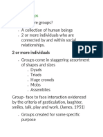 1 - I. What Are GROUPS