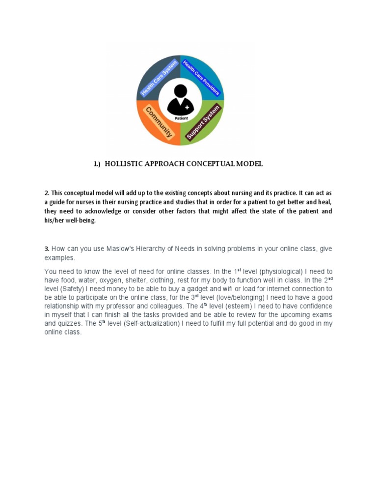 Hollistic Approach Conceptual Model | PDF
